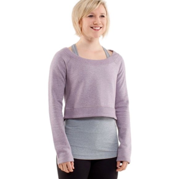 lululemon athletica Sweaters - Lululemon Good Karma Pullover Sweater Purple Women’s